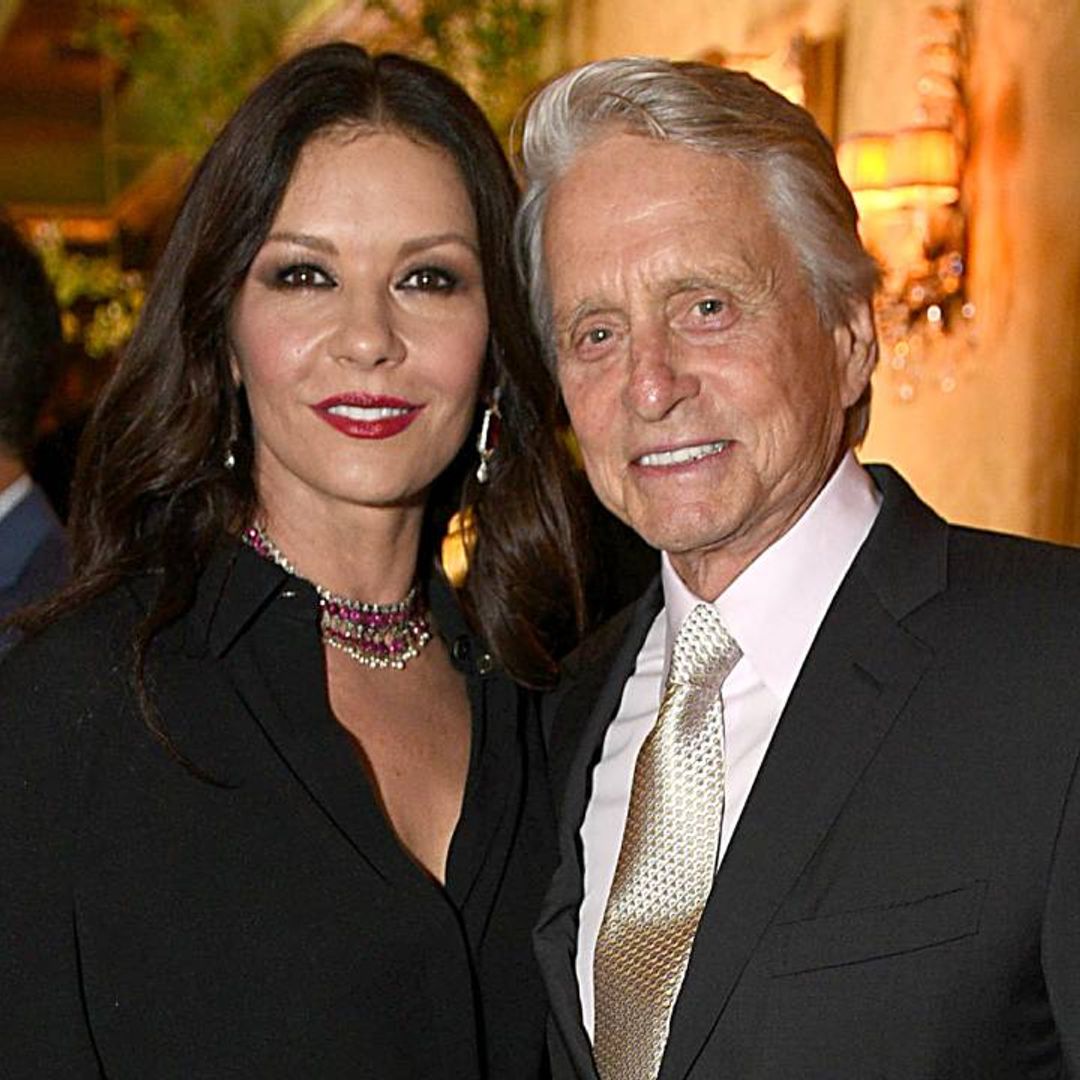 Catherine Zeta-Jones and Michael Douglas meet grandson Ryder for first time - see photo 
