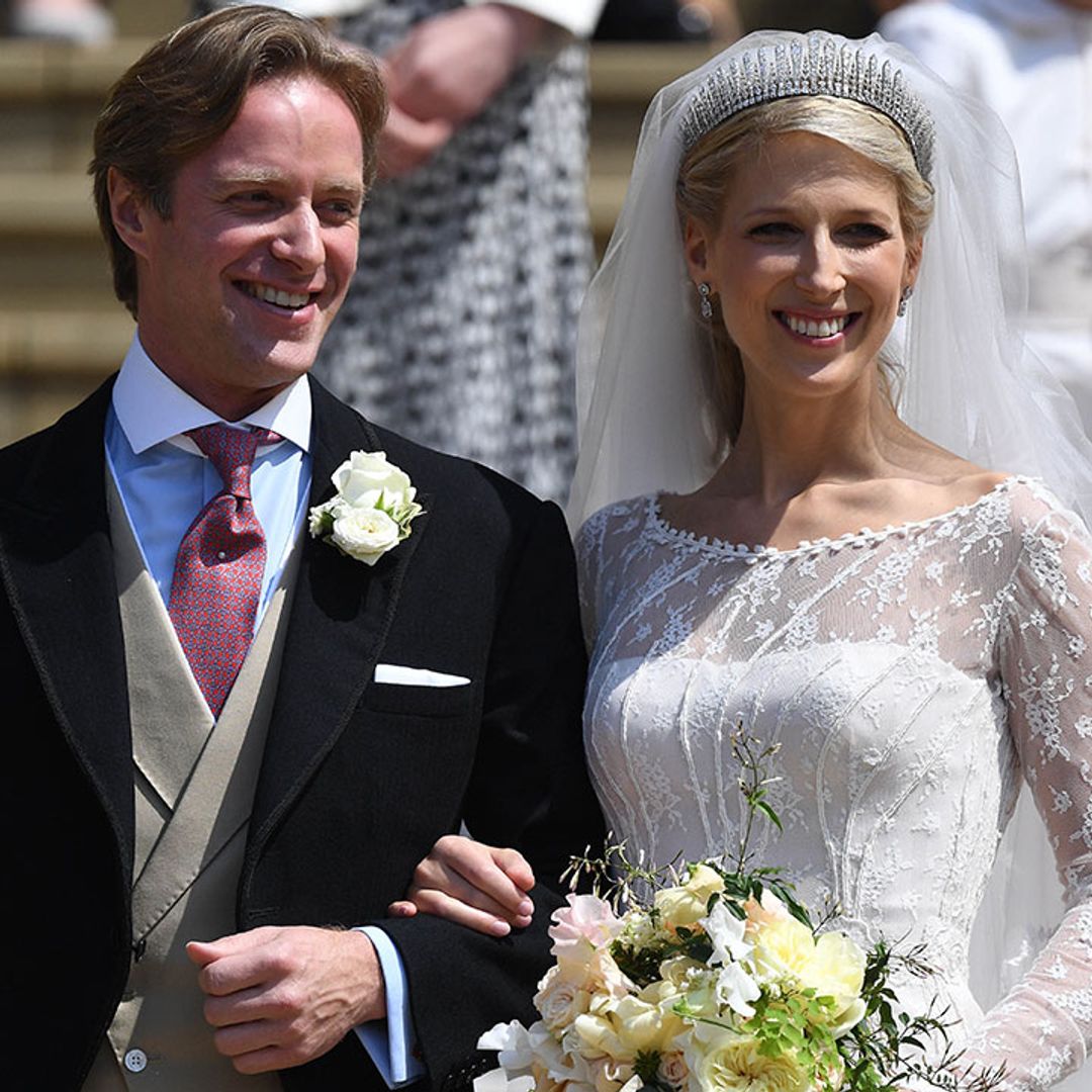 Newlyweds Lady Gabriella Windsor and Thomas Kingston make first balcony appearance at Trooping the Colour