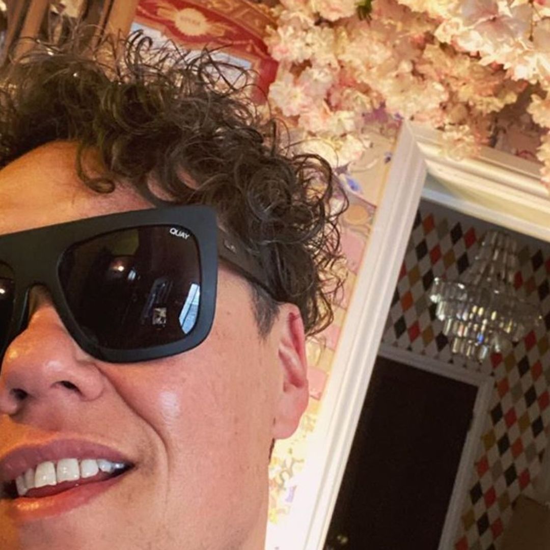 Gok Wan has the most amazing faux cherry blossom ceiling at home