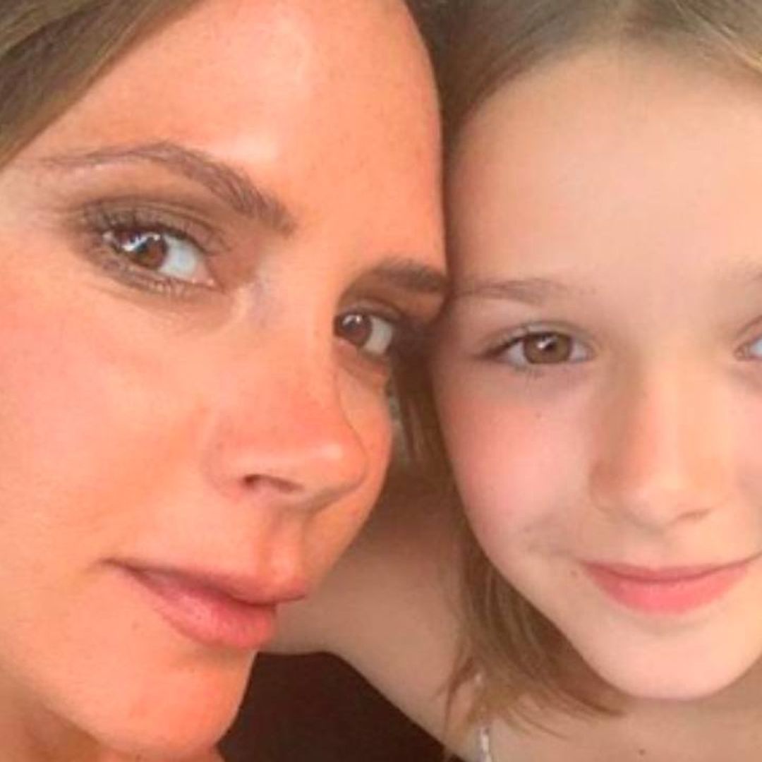 Harper Beckham is so grown up in new designer sunglasses - and she looks just like mum Victoria