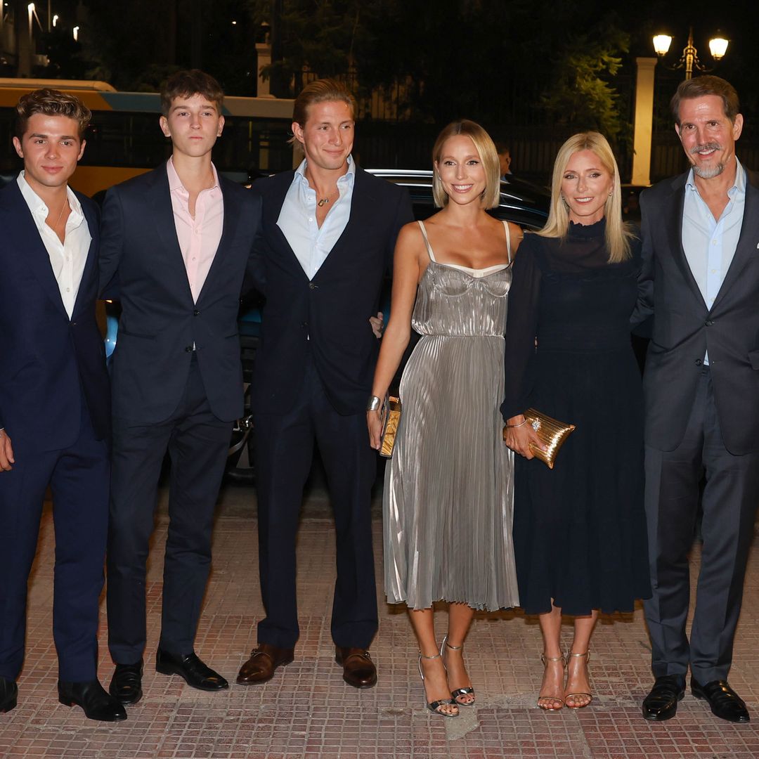 Princess Marie-Chantal and Spanish royals lead glam guests at pre-wedding dinner in Greece