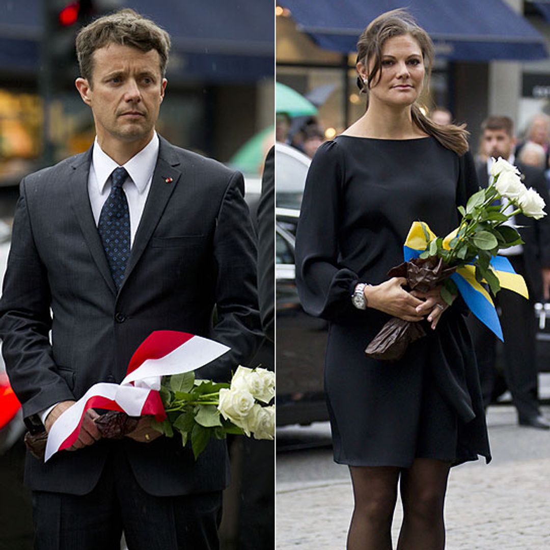 Scandinavian royals come together to honour Norwegian attack victims