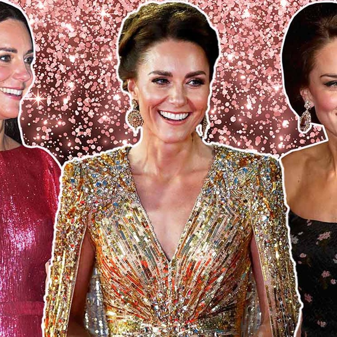 Princess Kate's most elegant evening dresses we'll be shopping for party season