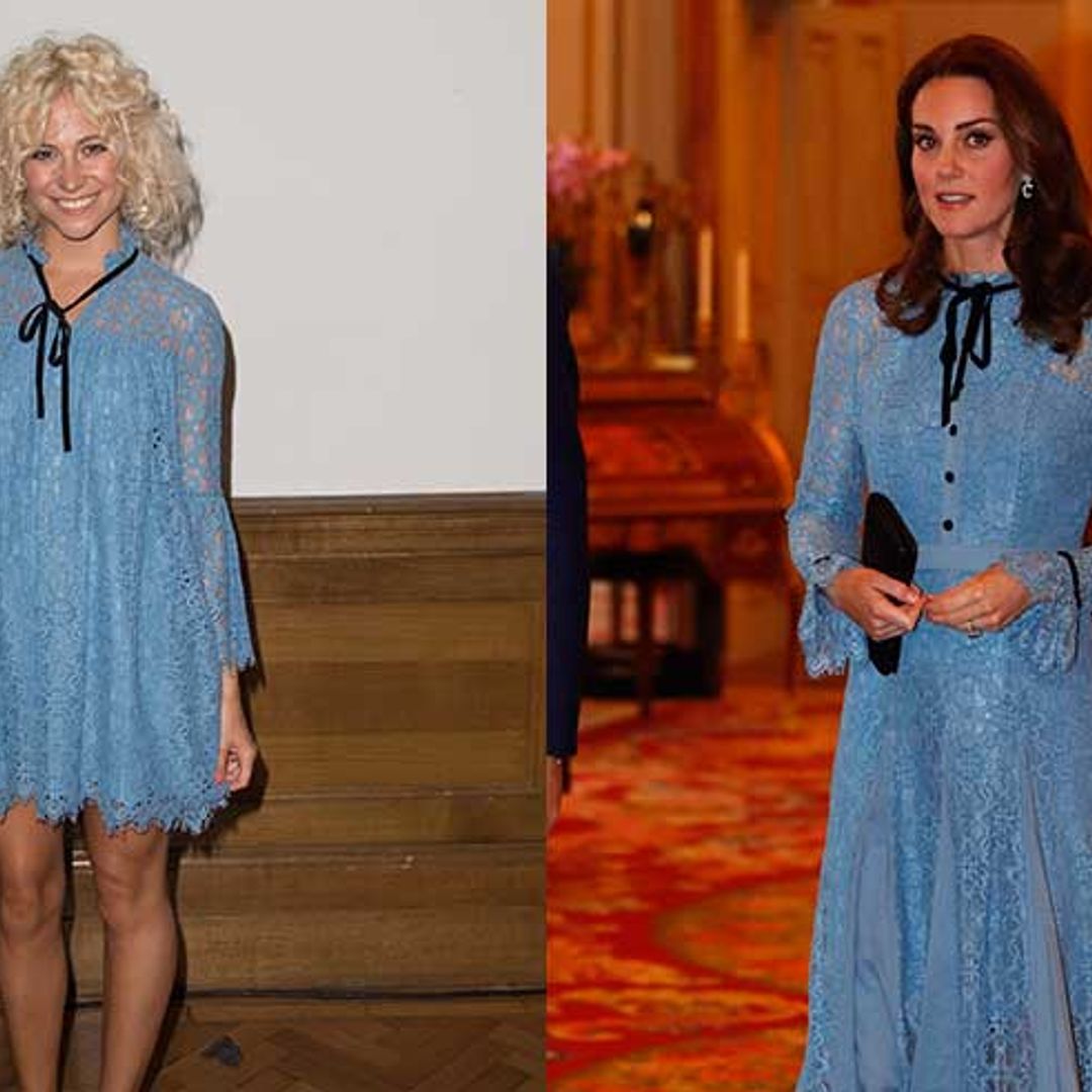 Pixie Lott and Kate twin in same Temperley dress