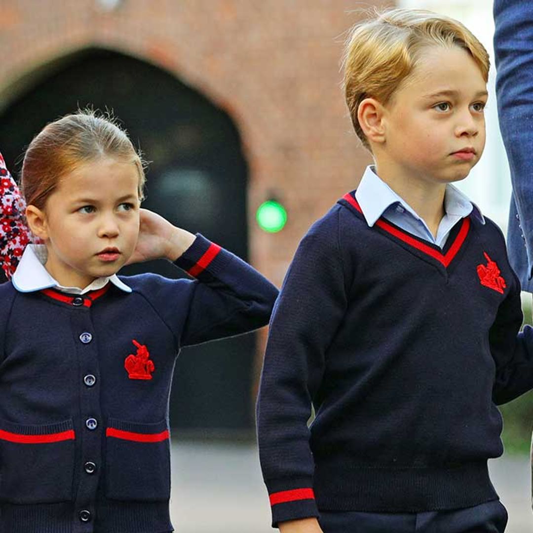 Prince George and Princess Charlotte break up for autumn half term holidays