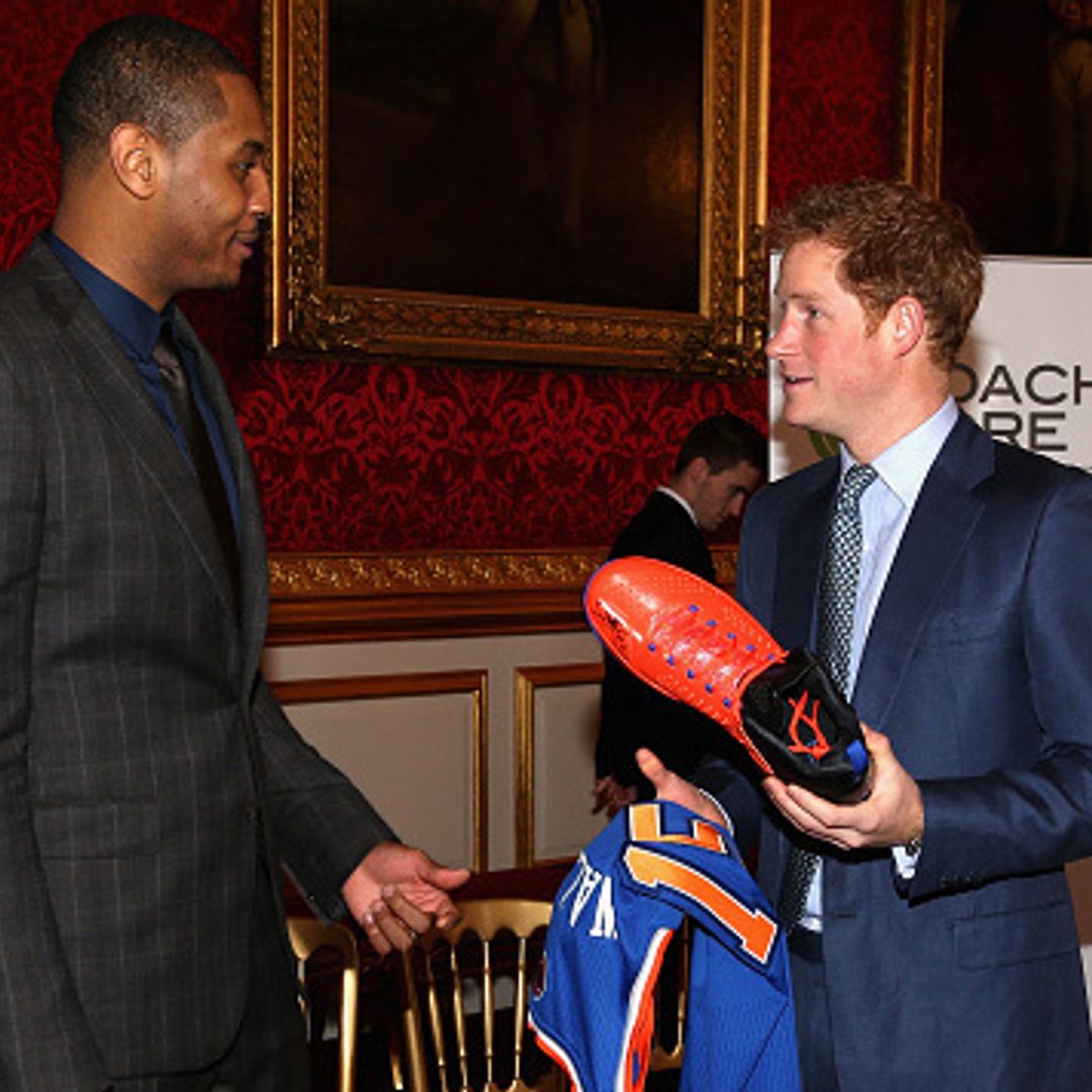 Prince Harry and Carmelo Anthony honor Coach Core charity graduates