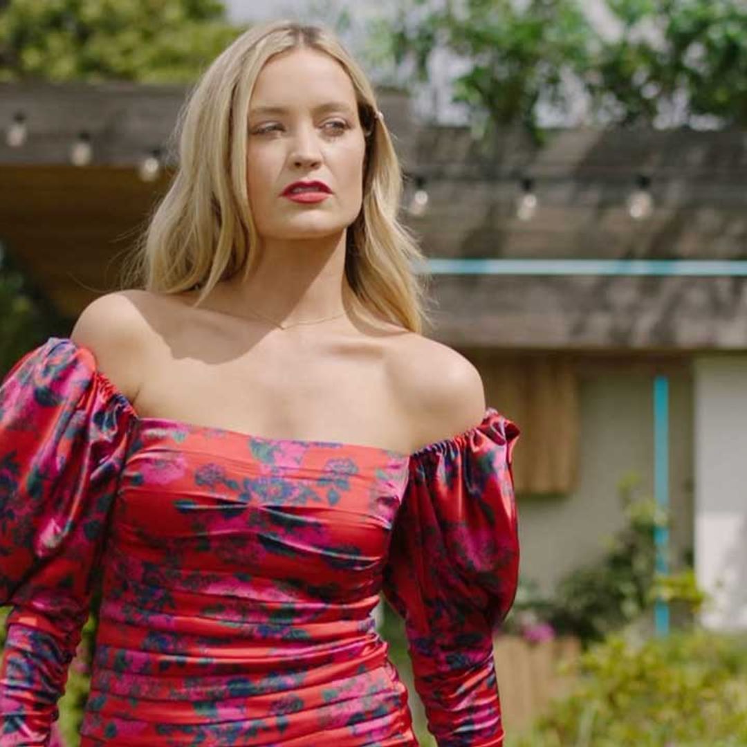 Laura Whitmore wears floral dress to present Love Island Aftersun