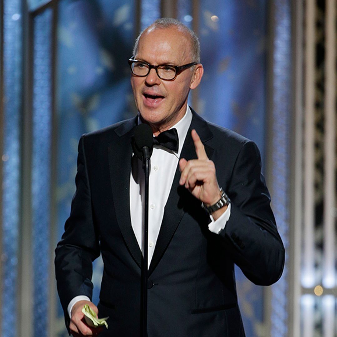 Michael Keaton's touching Golden Globes speech goes viral