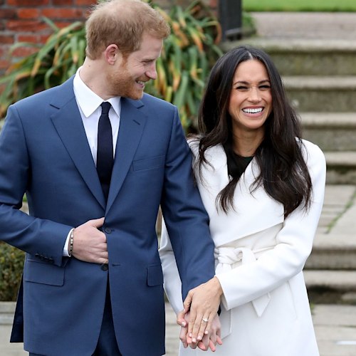 Prince Harry catches Meghan Markle off-guard with cheeky engagement comment – watch