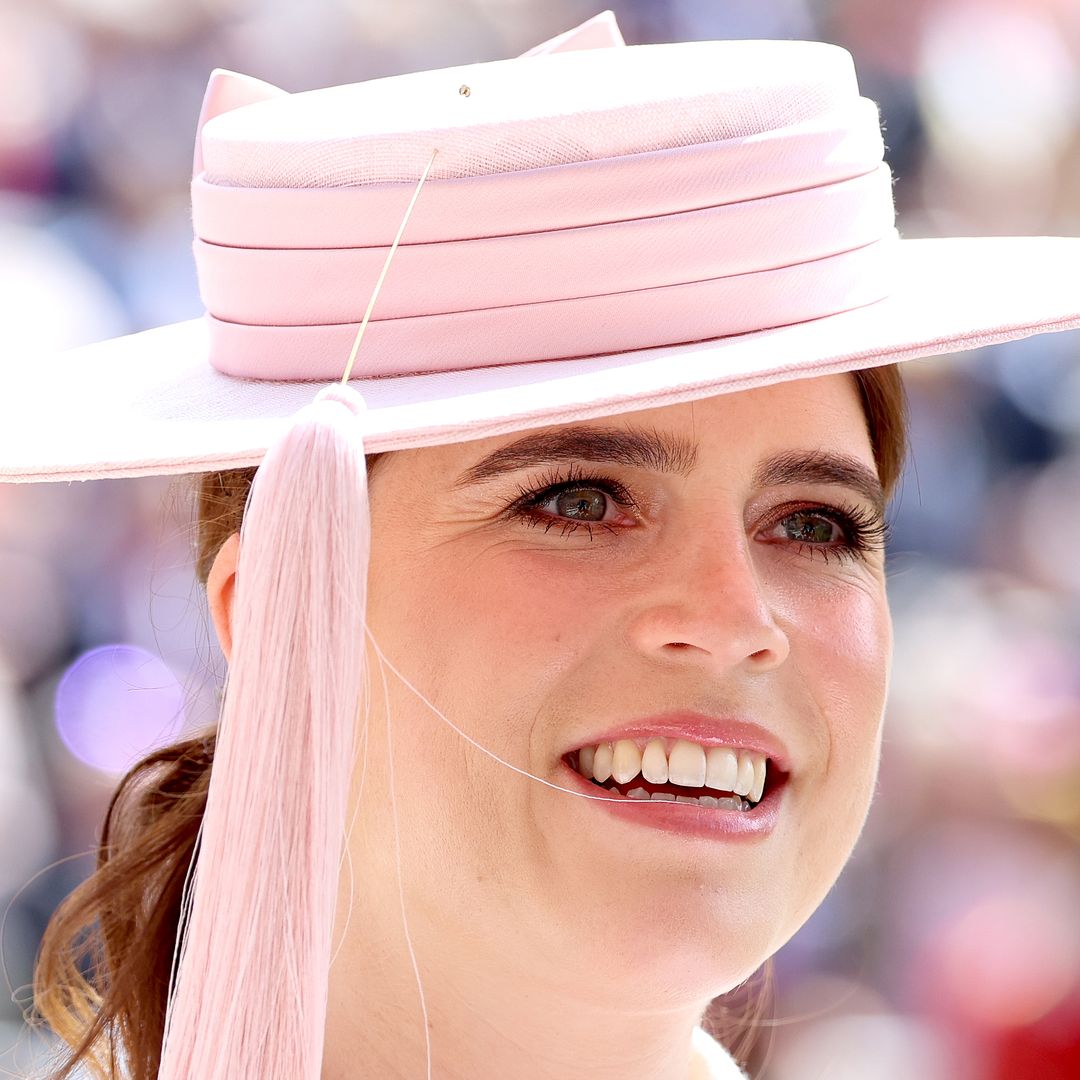 Princess Eugenie looks lovely in the most classic dress money can buy