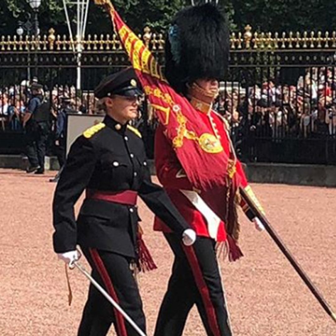 Can you tell which royal just took part in Changing of the Guard?
