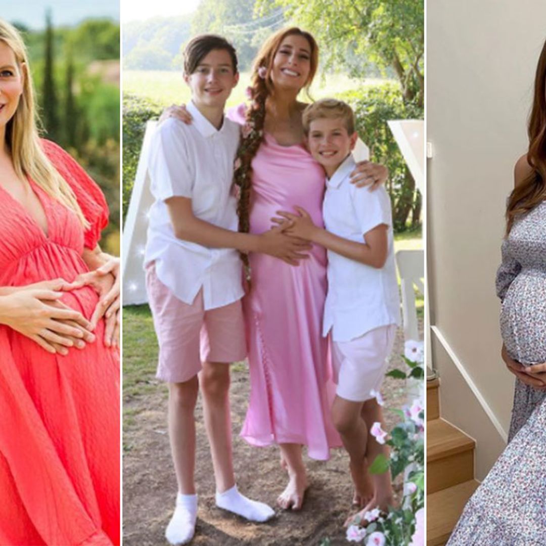 Pregnant celebrities ready to pop! Rachel Riley, Stacey Solomon and more