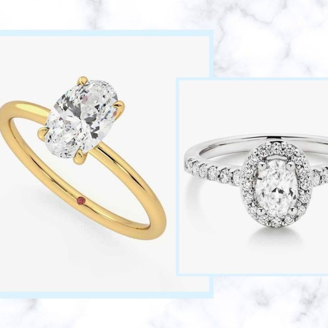 Custom Oval Diamond Cluster Engagement Ring #105701 - Seattle Bellevue |  Joseph Jewelry