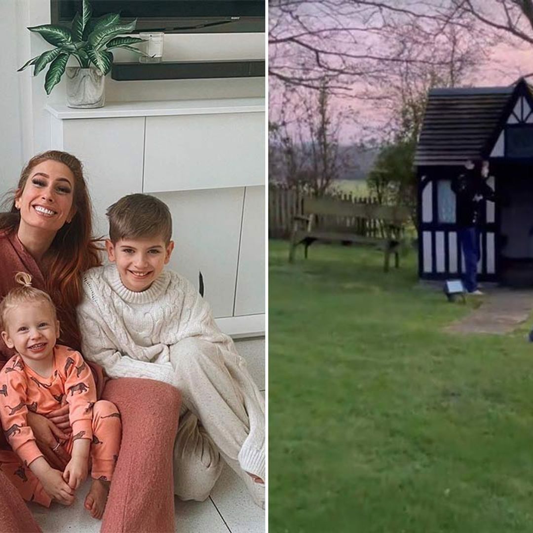 Stacey Solomon's sons' new Wendy house is just like the Queen's – watch