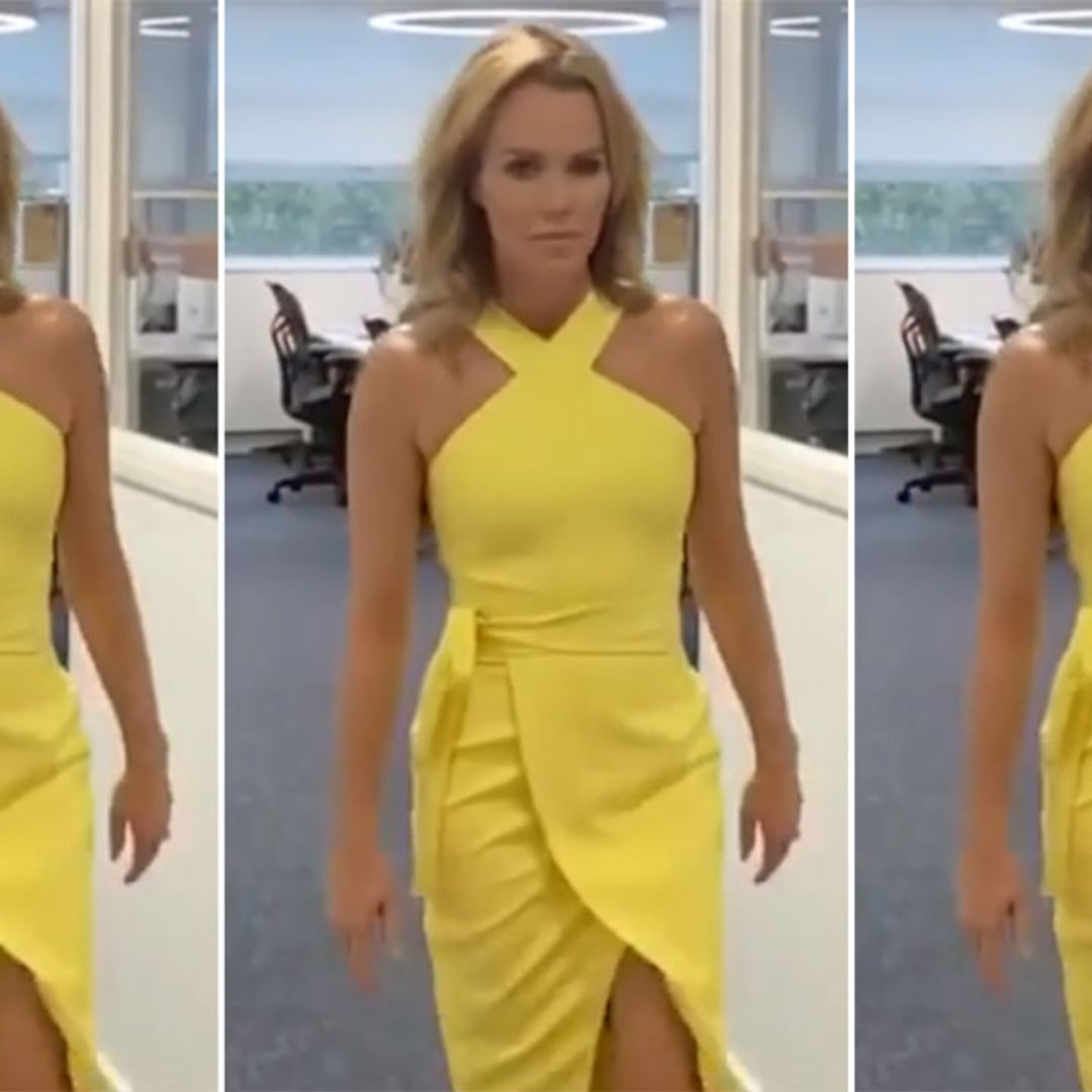 Amanda Holden marks end of summer with phenomenal yellow dress