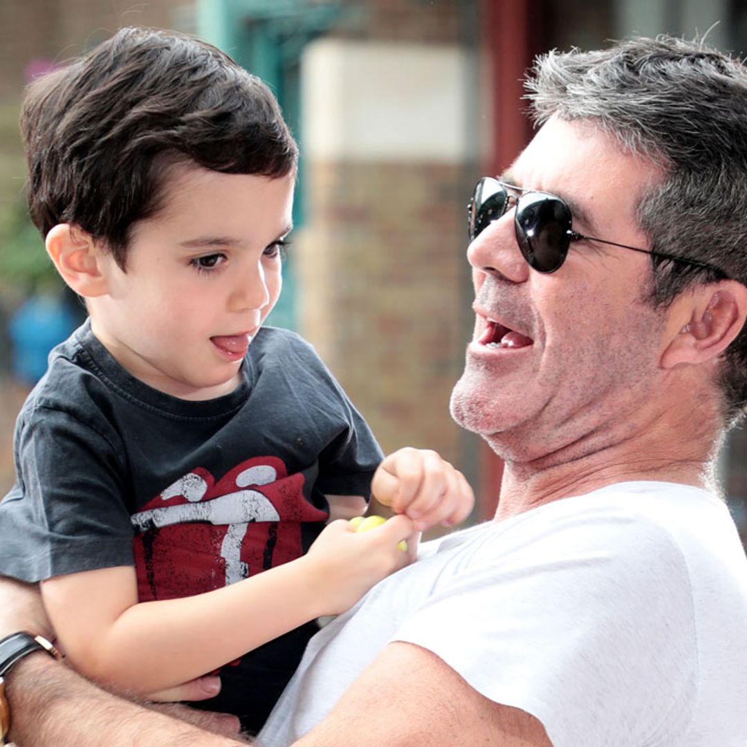 Simon Cowell takes son Eric on funfair ride - but he isn't impressed