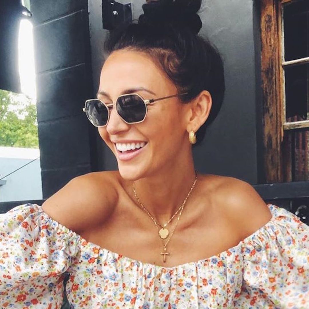 Michelle Keegan poses in mammoth garden wearing the prettiest summer dress - but fans are left disappointed