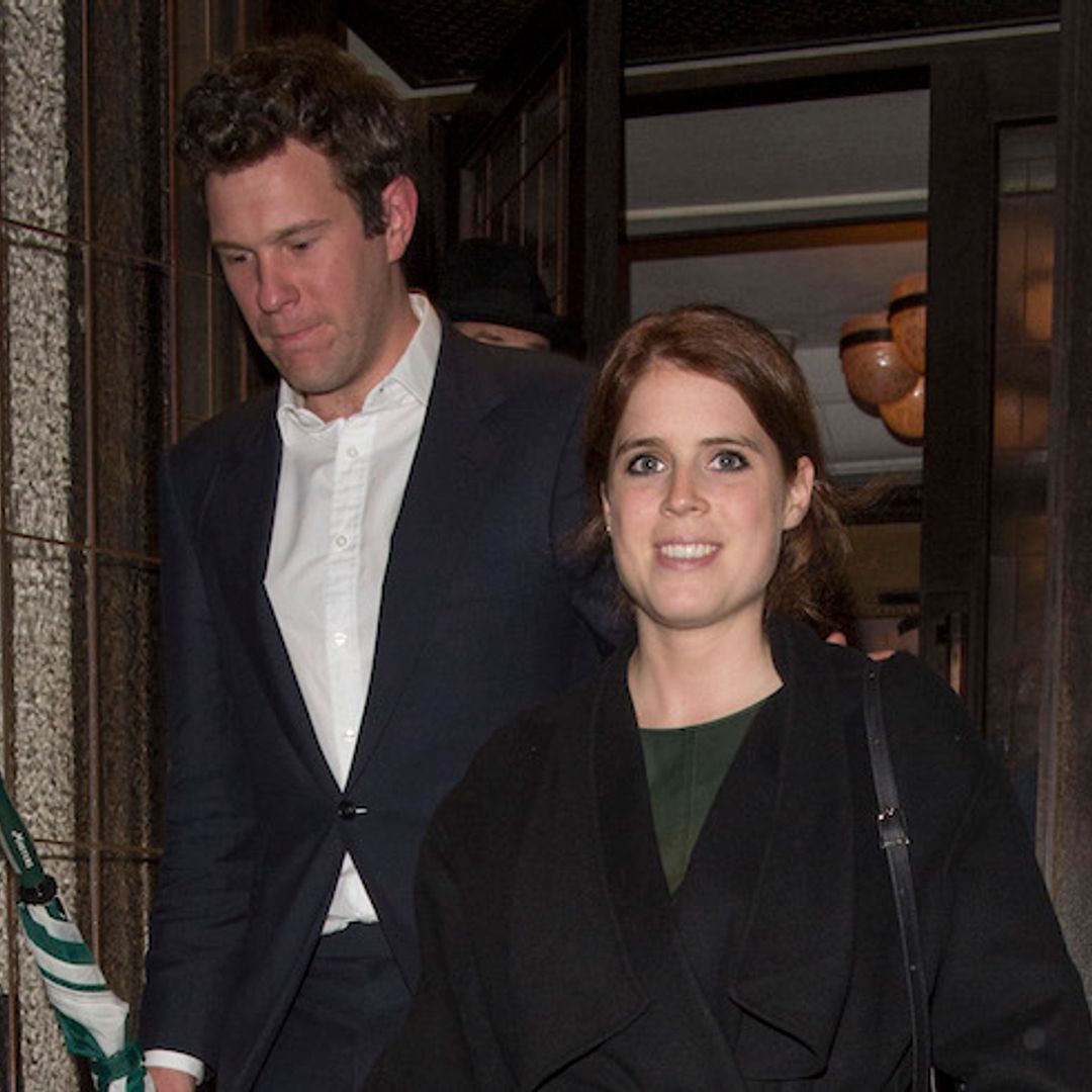 Suited up! Princess Eugenie and Jack Brooksbank spotted visiting royal Savile Row tailor for Jack's wedding outfit