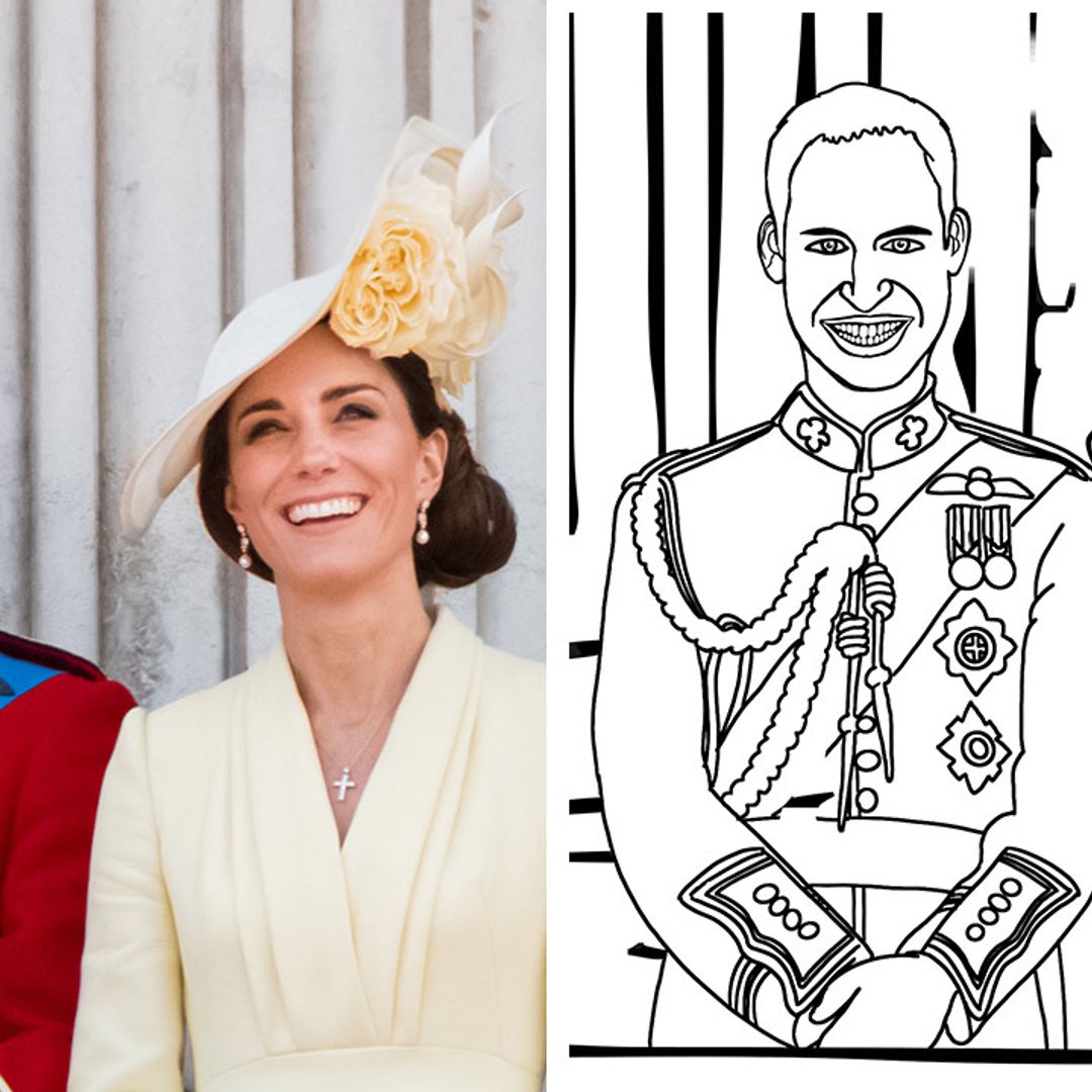 Bored during lockdown? Stay entertained by colouring in these incredible royal sketches