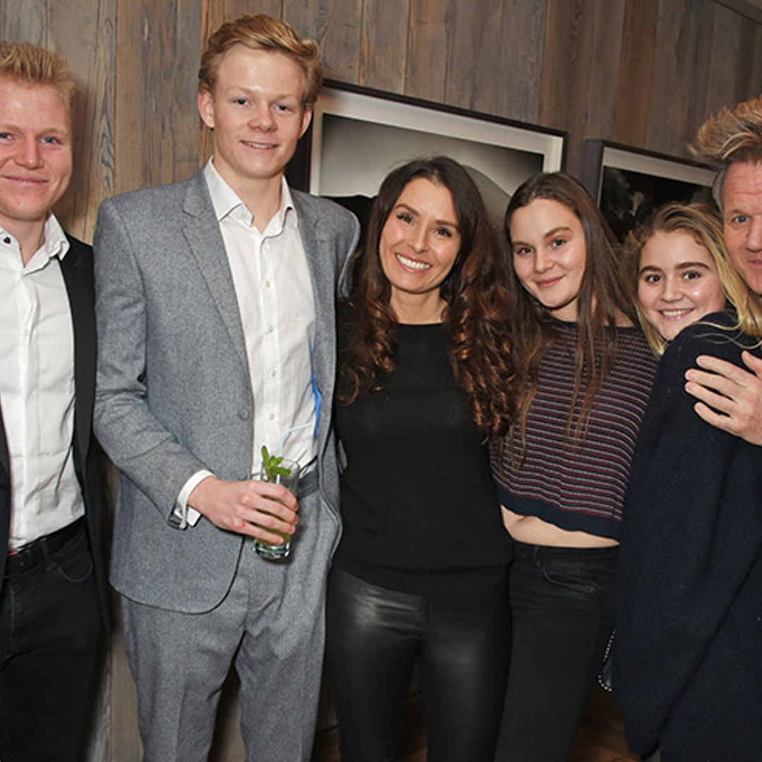 Gordon and Tana Ramsay join their son and daughters to celebrate friend's birthday