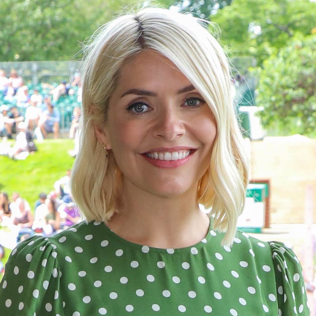 Holly Willoughby delights in embroidered blouse as she hints at exciting announcement