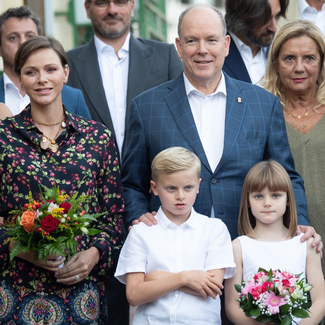 Princess Charlene returns to South Africa as Prince Albert is joined by children at public event