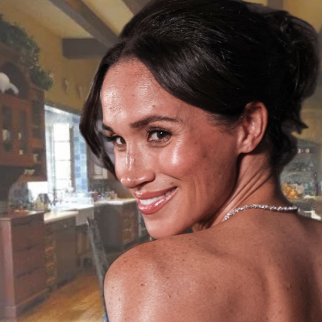 Meghan Markle wears pinny in rustic country kitchen - see new look inside mansion