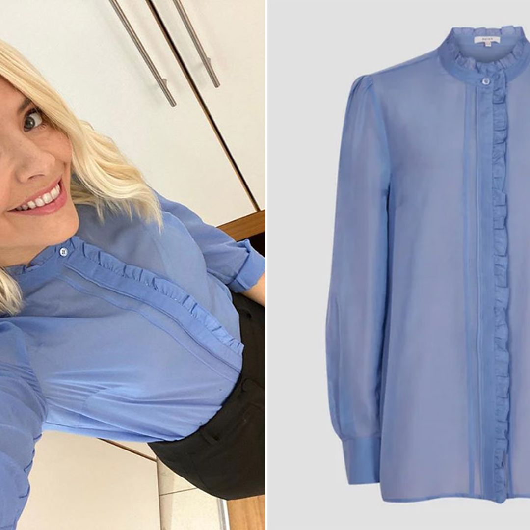Holly Willoughby's Reiss ruffled blouse uplifts This Morning viewers