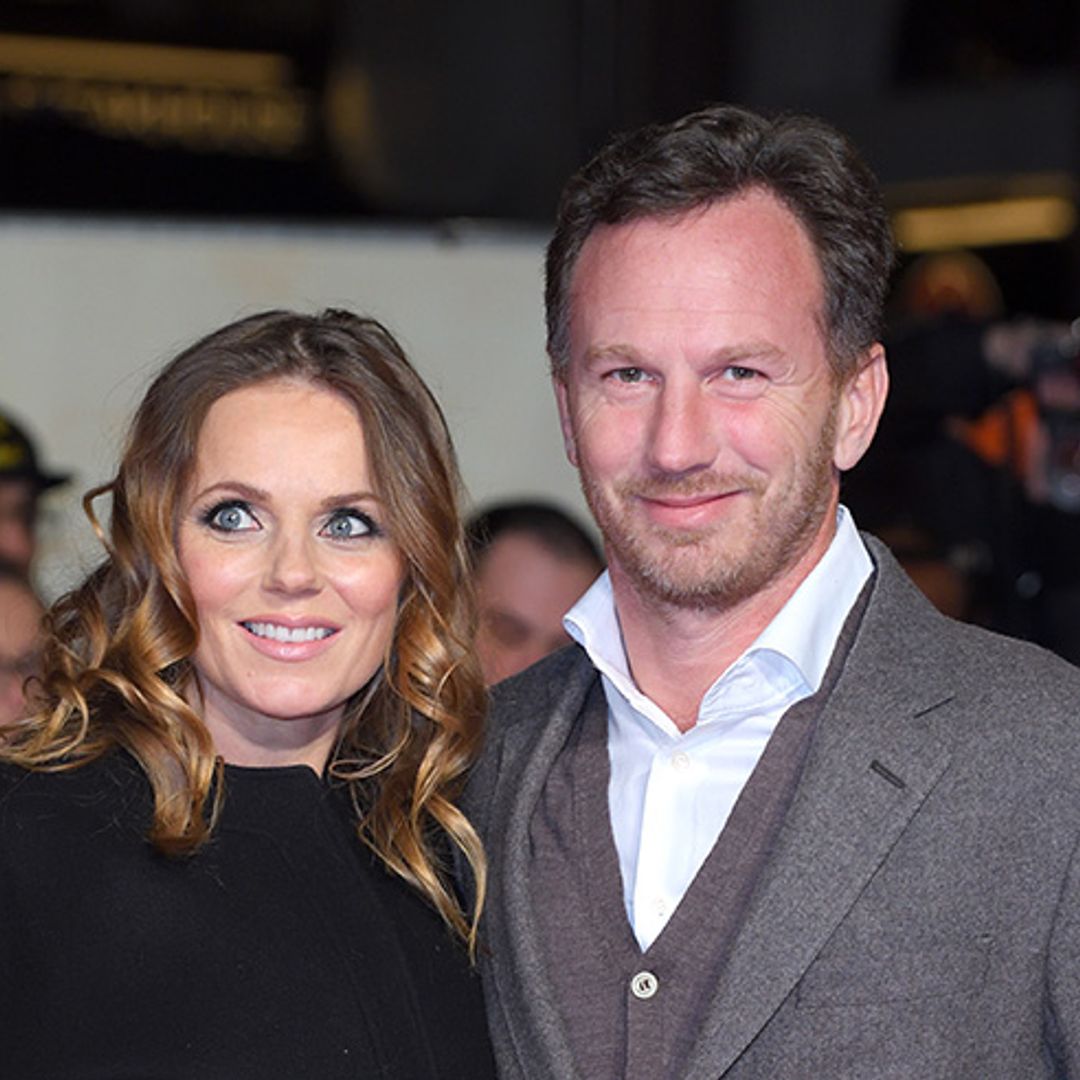 Wow! Geri Halliwell's about to pop! See her gorgeous (huge!) baby bump