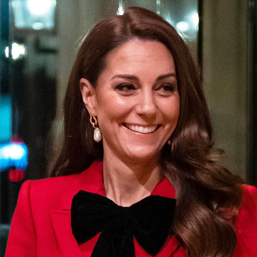 The Princess of Wales kisses Duchess Sophie during private moment at carol service