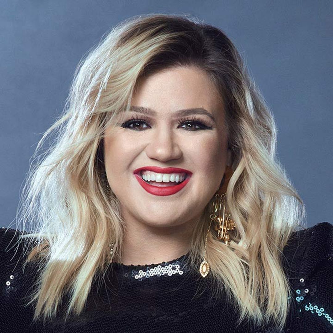 Kelly Clarkson stuns in extravagant bejewelled gown for special celebration