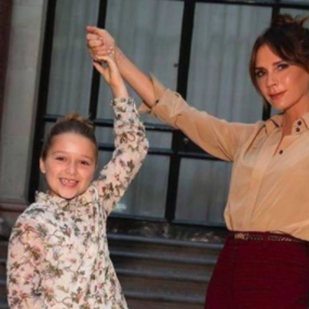 Victoria Beckham shares adorable never-before-seen photo of Harper at Easter