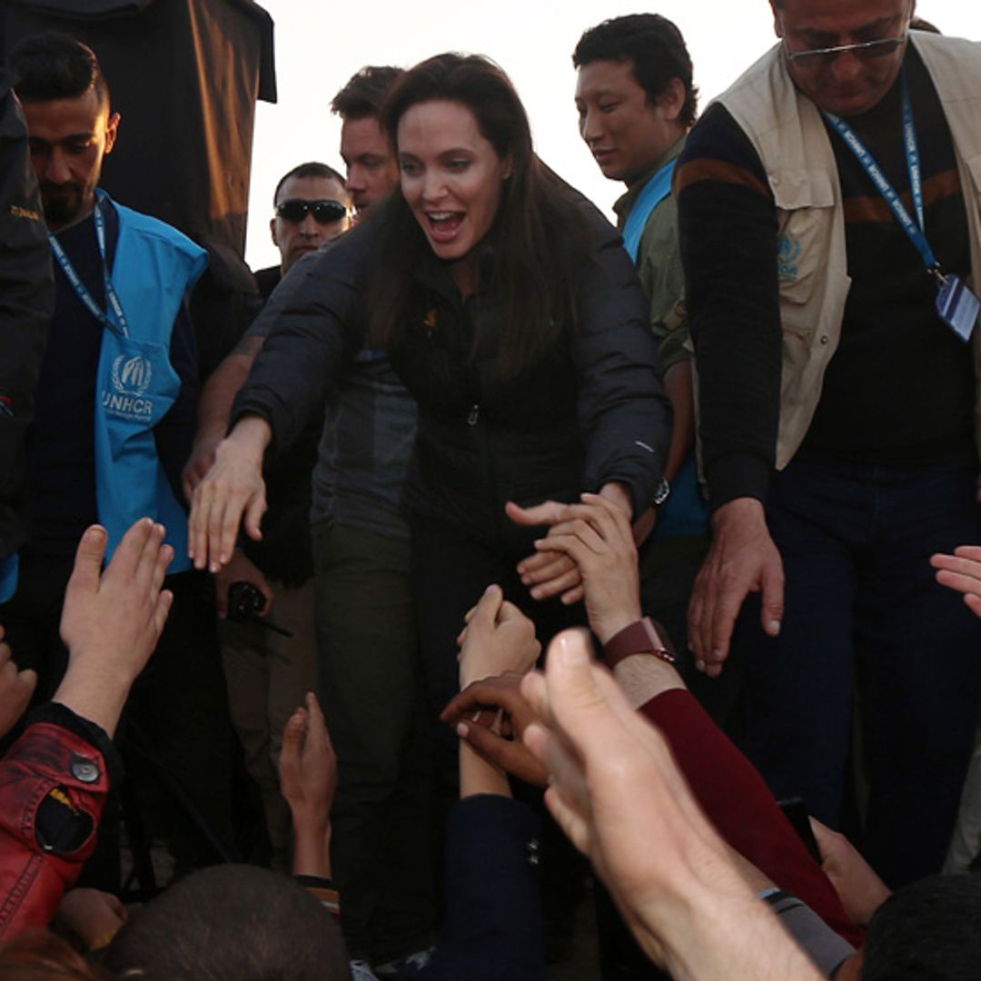 Angelina Jolie empathises with mothers of kidnapped children on UN visit