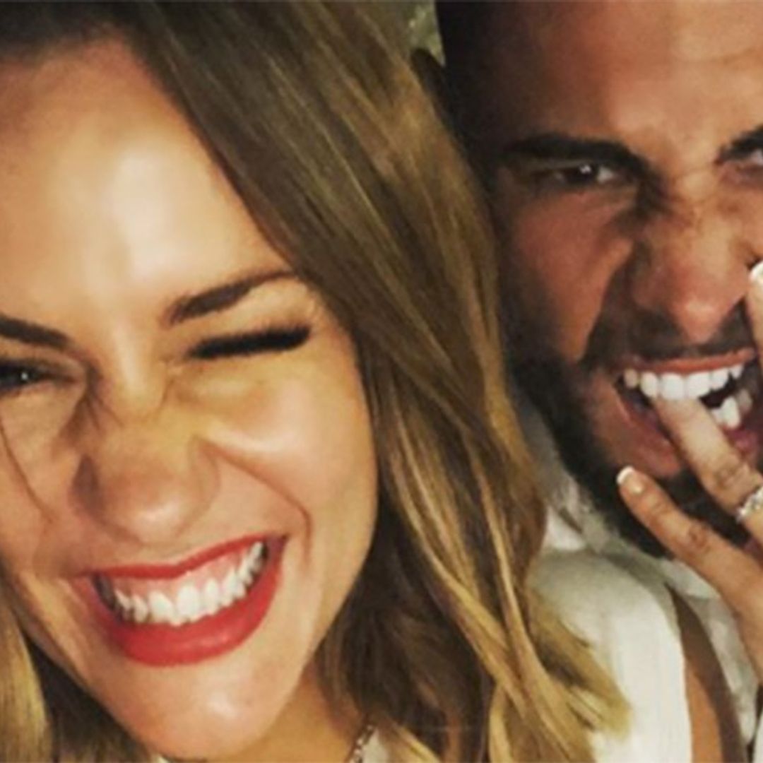 Caroline Flack announces surprise engagement to boyfriend of two months - see the ring