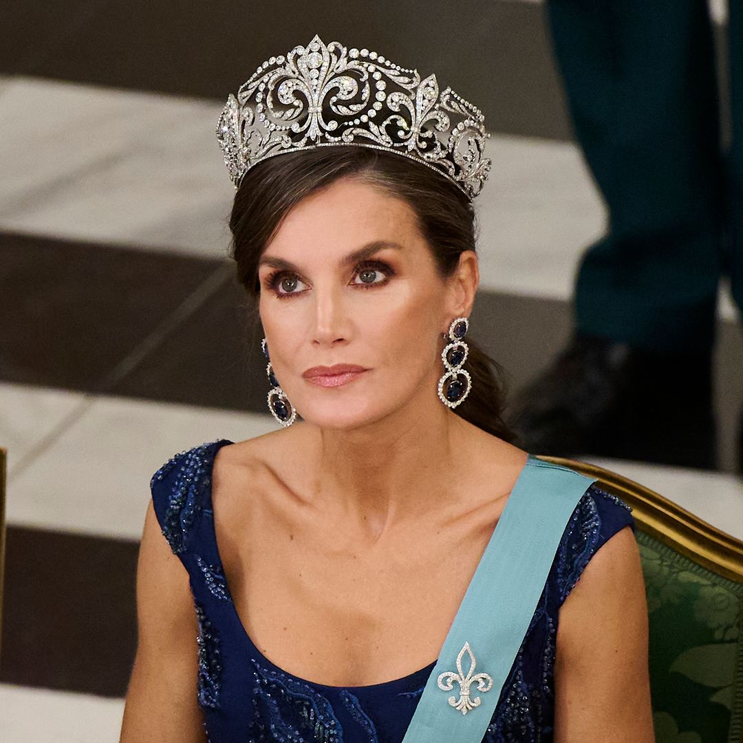 The real reason why Queen Letizia was forced to sit down for special greeting at Dutch state banquet