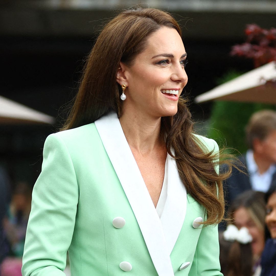 Princess Kate channels Princess Diana in mint blazer at Wimbledon