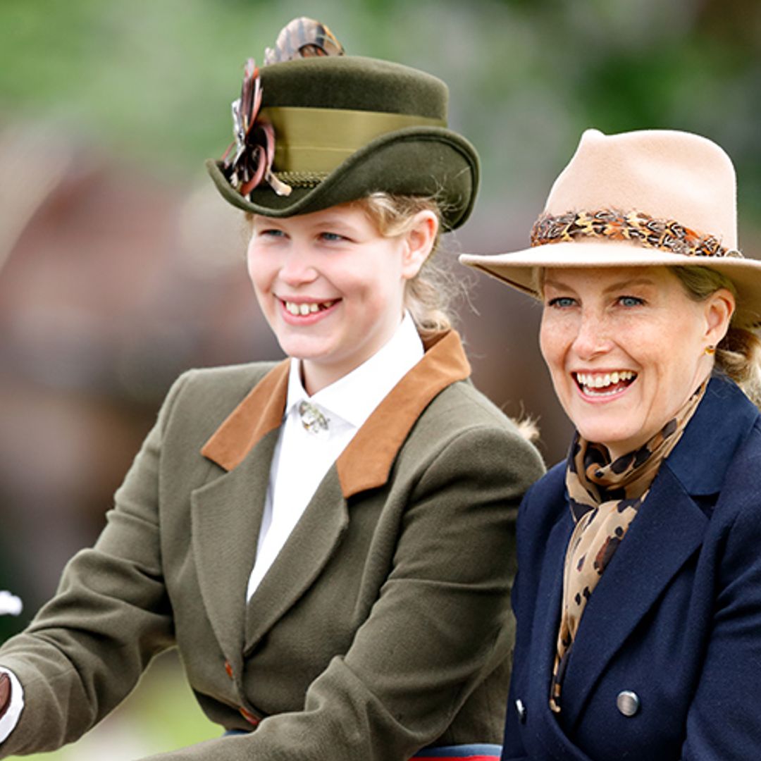 Lady Louise Windsor makes rare appearance with grandfather Prince Philip