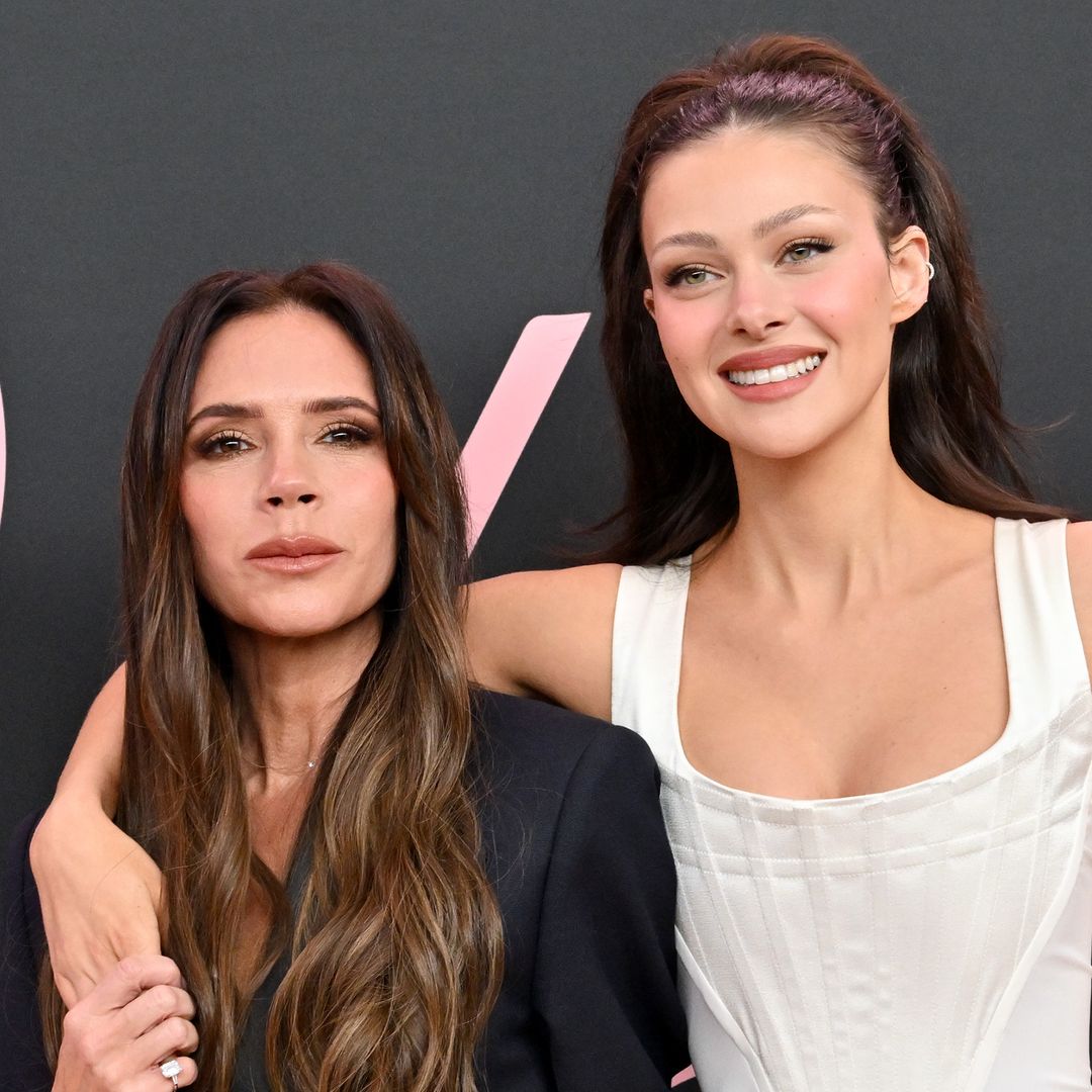 Victoria Beckham just borrowed Nicola Peltz’s white trousers and corset look