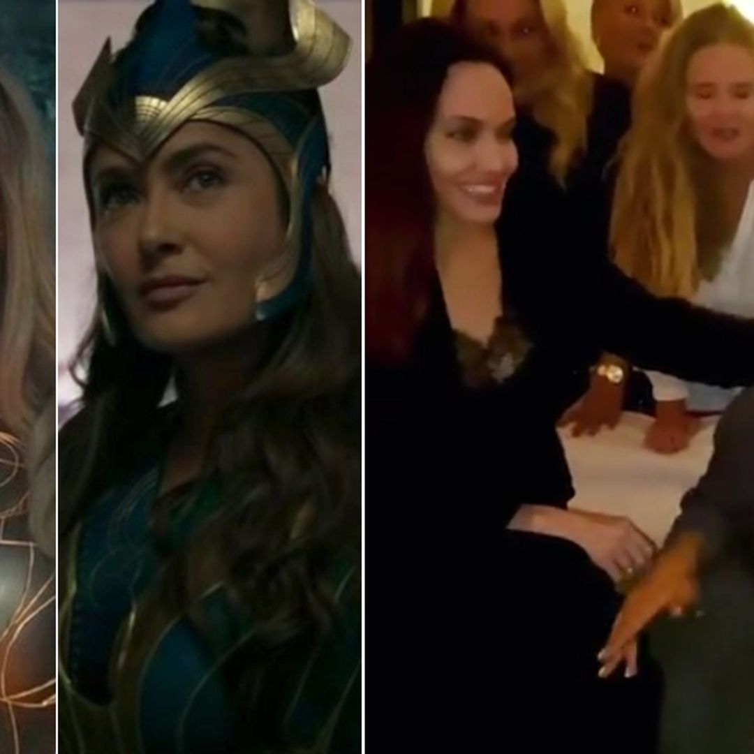 Angelina Jolie helps Eternals co-star Salma Hayek celebrate birthday with hilarious video