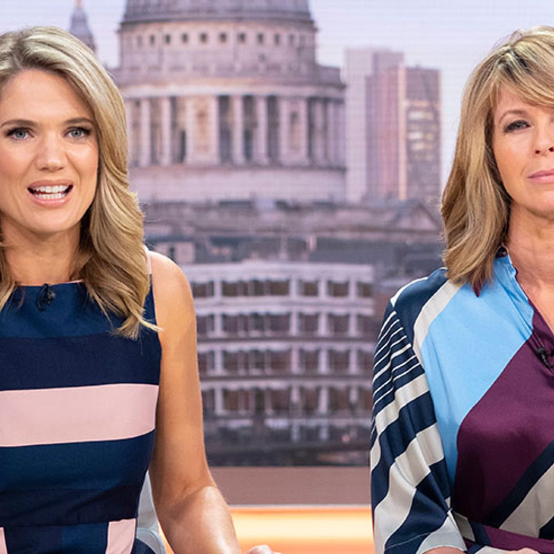 Kate Garraway and Charlotte Hawkins look barely recognisable in these throwback snaps