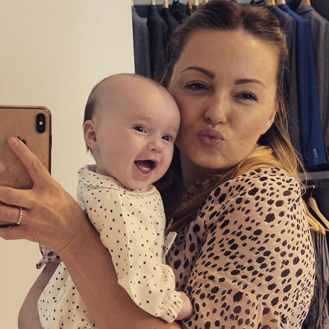 Ola Jordan divides fans after sharing adorable selfie with baby Ella