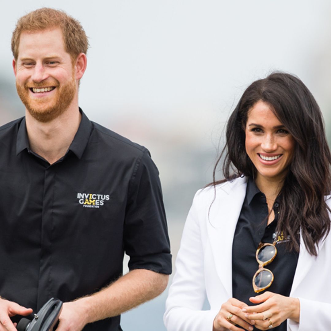 Palace shares first behind-the-scenes royal tour photo of Harry and Meghan – and it's the cutest