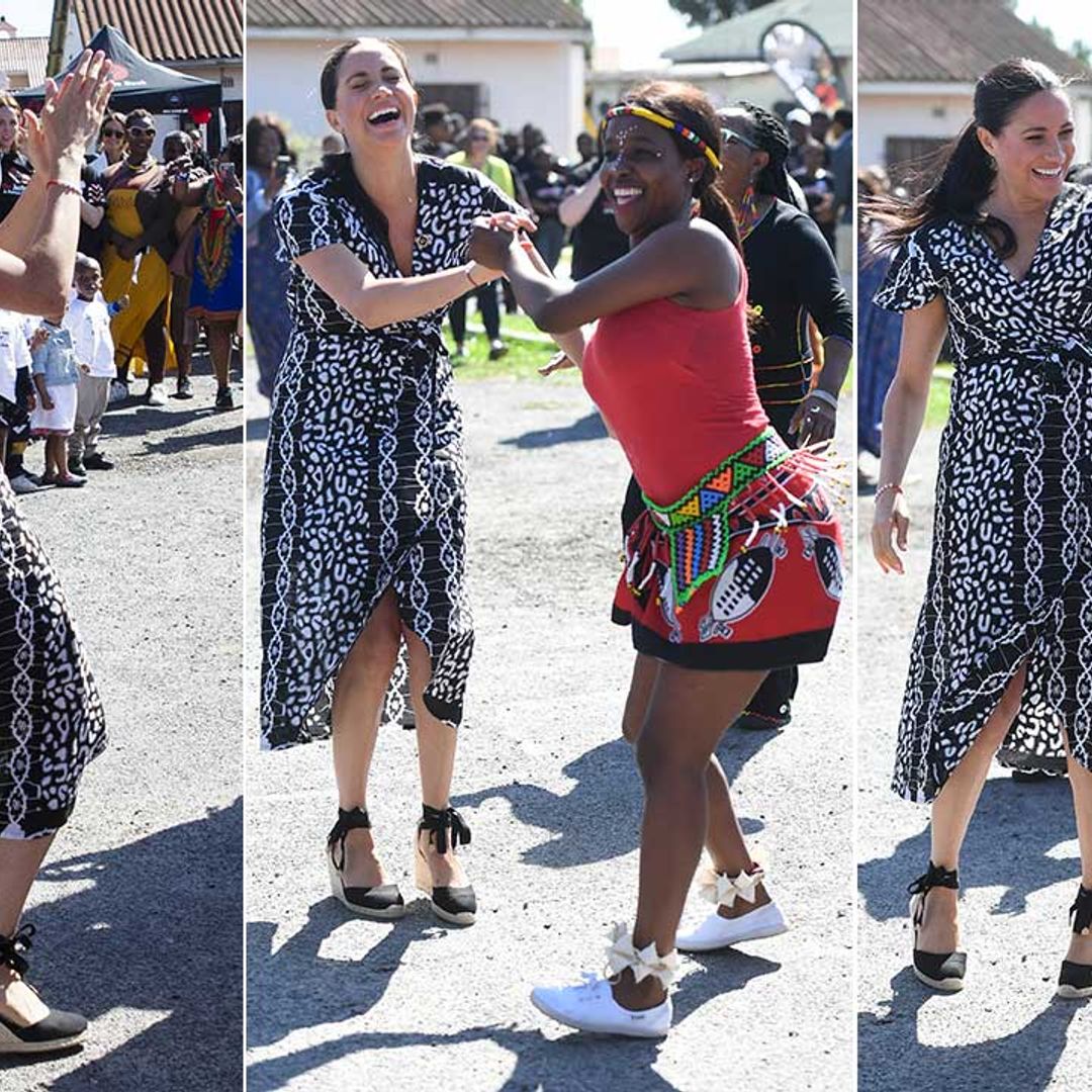 Meghan Markle and Prince Harry show off dance moves on day one of royal tour