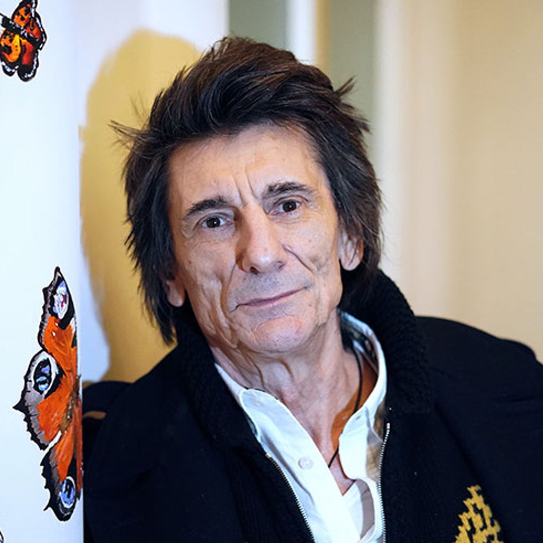 Ronnie Wood's girl Ekaterina thrilled to support her man on his big night