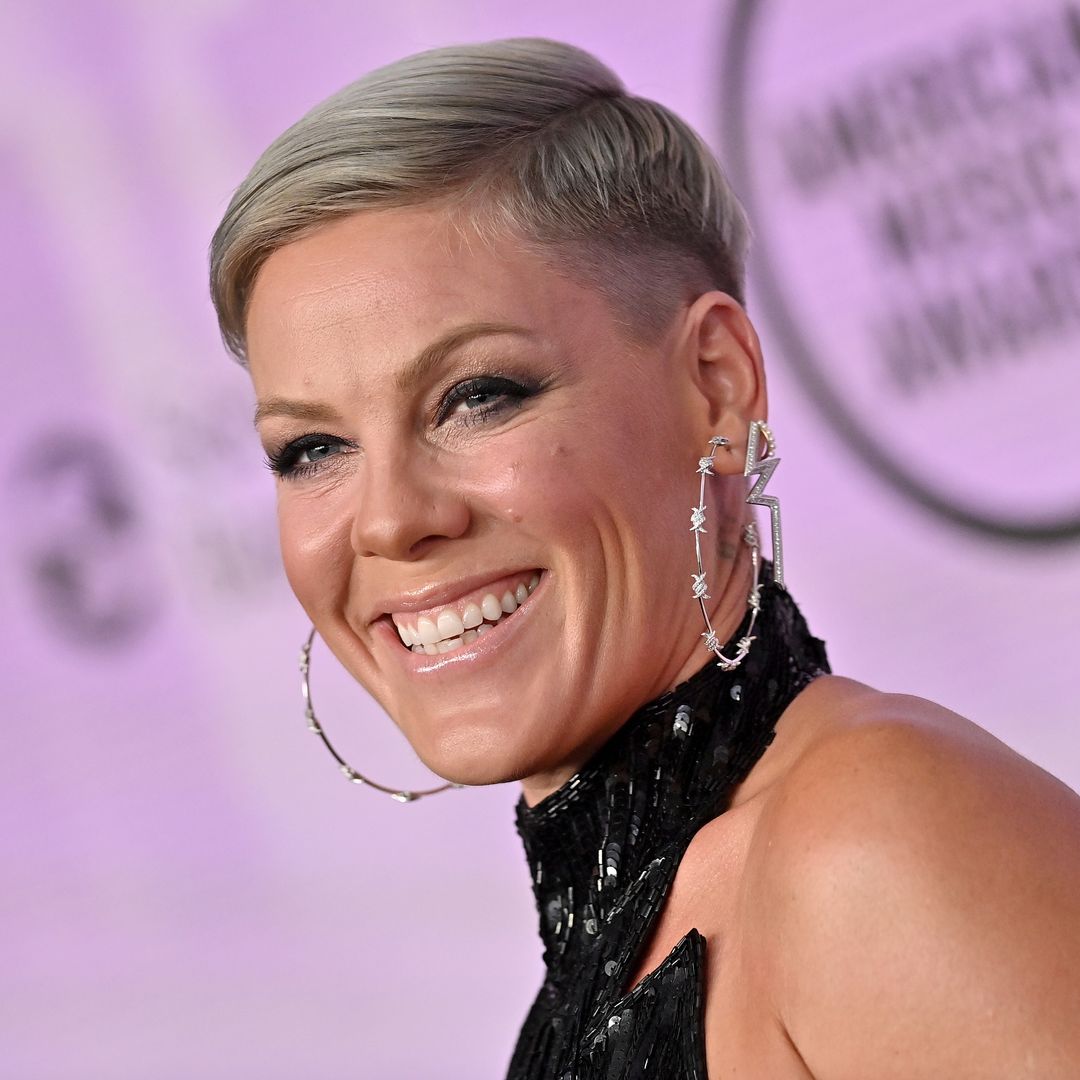 Pink shares rare photo of son Jameson with the most amazing long hair – and they're twins