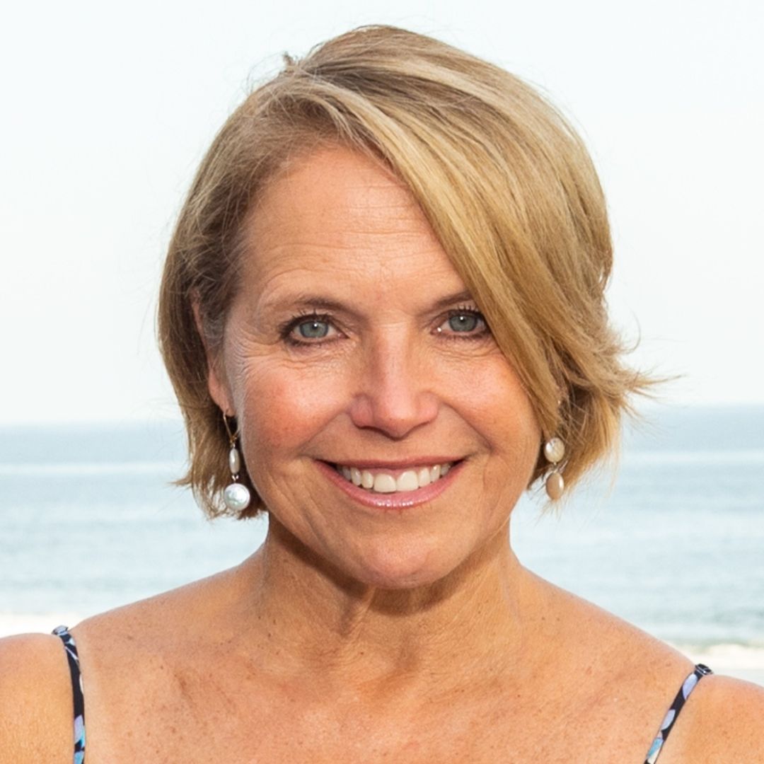 Katie Couric stuns in figure-hugging swimsuit at the beach