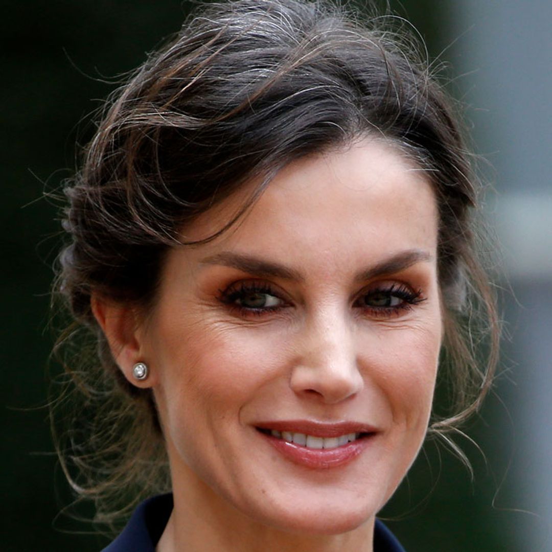 Queen Letizia just floored us in her stunning feathered bustier