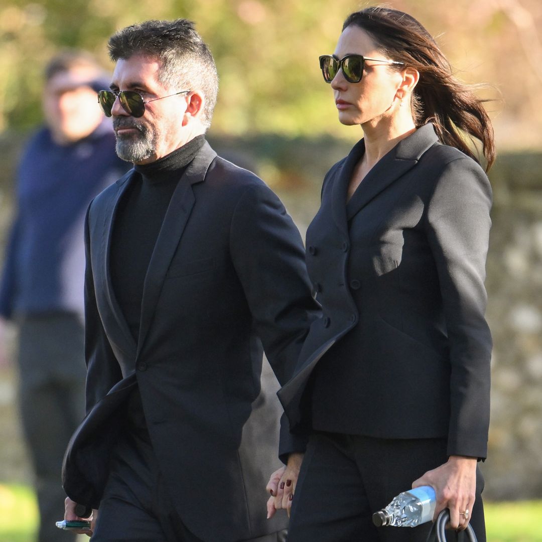 Simon Cowell and Lauren Silverman look grief-stricken at Liam Payne's funeral