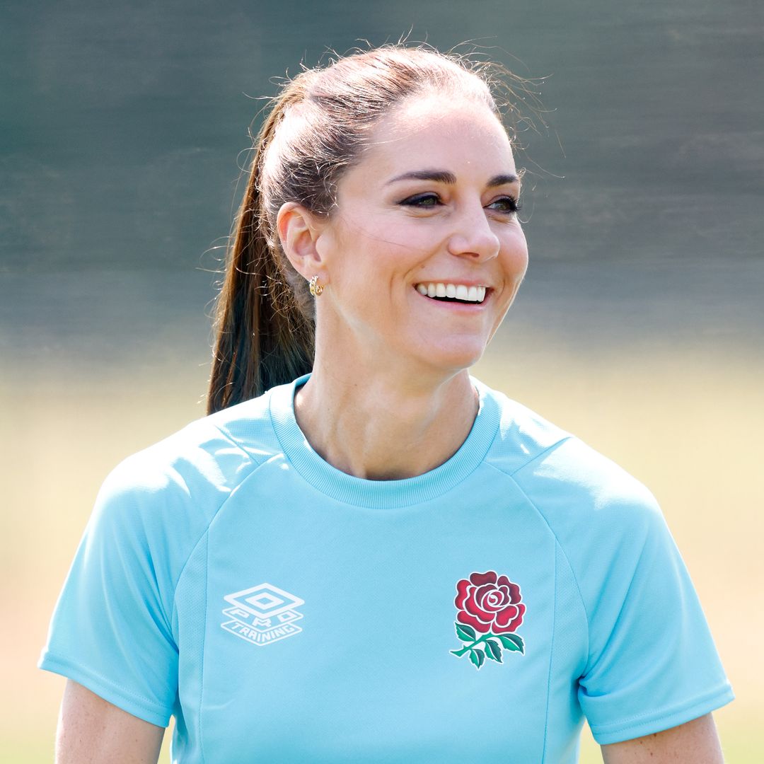 Princess Kate proves she could have been a Lioness in football action shots