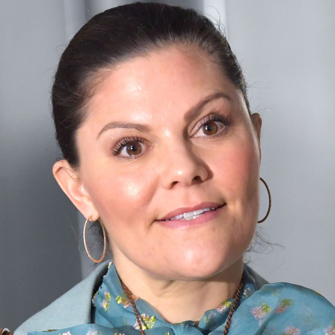 Crown Princess Victoria's blue power suit is perfect for spring